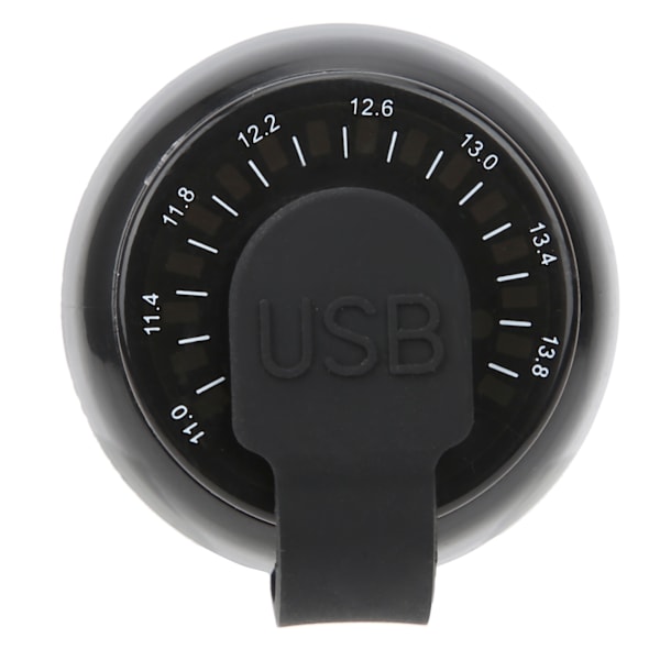 Universal Billaddare Dubbel USB Utgång Snabbladdning Färgskärm Med Voltmeter för Bil Båt Husbil Motorcykel