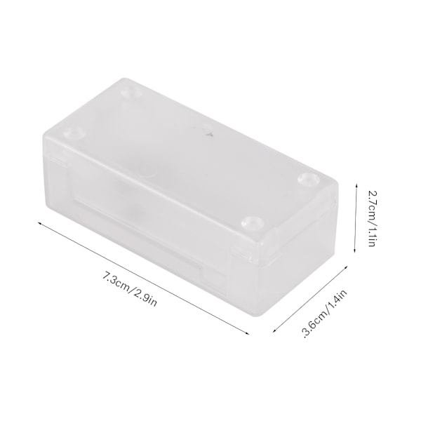 Transparent plastfodral för Raspberry Pi Zero