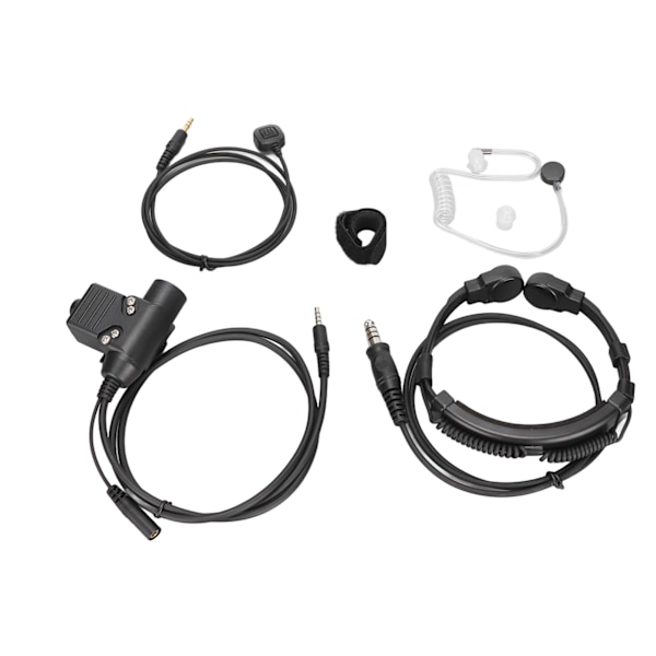 7,1 mm Teleskopisk Halsmikrofon Headset Fingermikrofon U94 PTT Akustisk Rørøretelefon til 3,5 mm Mobiltelefonstik