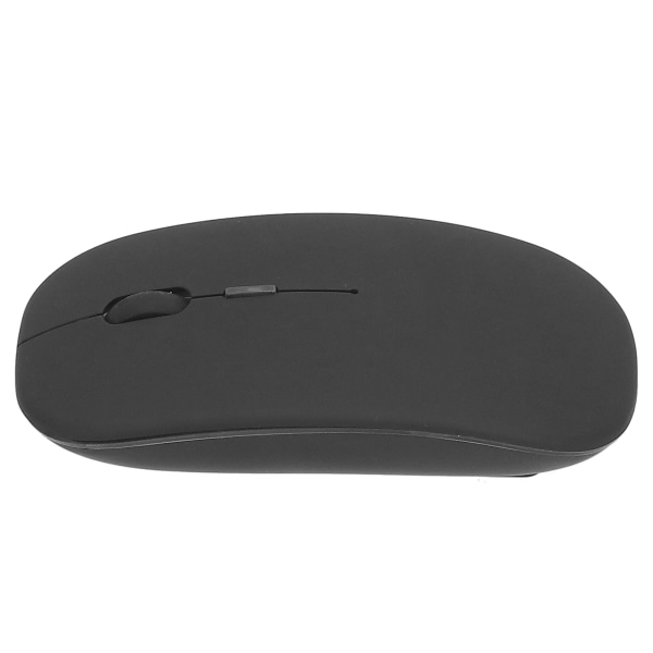2,4Ghz trådlös mus Uppladdningsbar lätt ergonomiska möss 1600DPI Inget brus med smart optisk sensorsvart