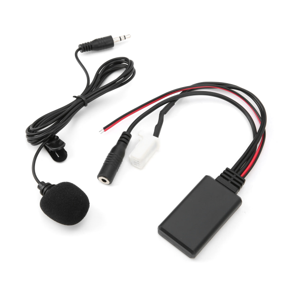 Bluetooth 5.0 AUX-kabeladapter med mikrofonhåndfri erstatning for Suzuki Swift, for Vitra, for Jimny