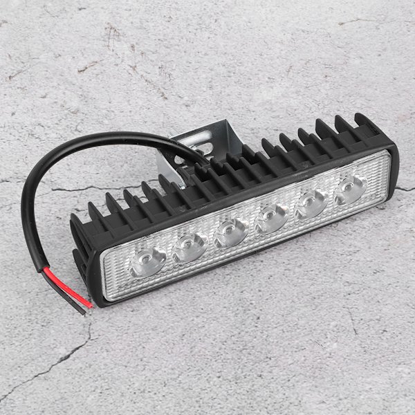 6LED 18W Super Lys Stærk Bil Kørearbejde Spot Lampe Flood Beam Lys til SUV Motorcykel Båd
