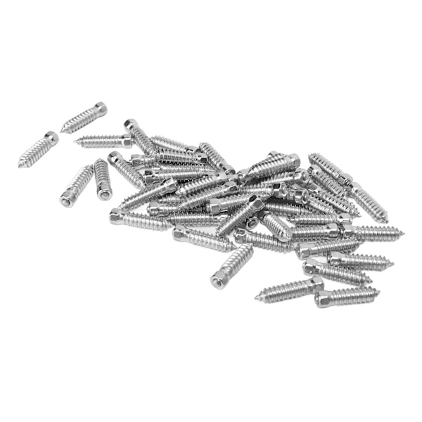50 kpl Lumiketjujen nastat Ruuvit M6x6mm Lumirenkaiden piikit kilpa-autoon Trukki Moottoripyörä Maastoajoneuvo