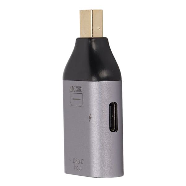 USB-C till Mini DisplayPort-adapter med 4K 60Hz upplösning och strömförsörjning