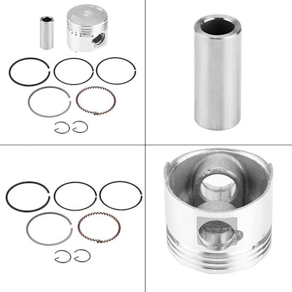 43mm Kolvringar Kit Montering för GY6 Horisontell Motor Scooter Moped Motorcykel
