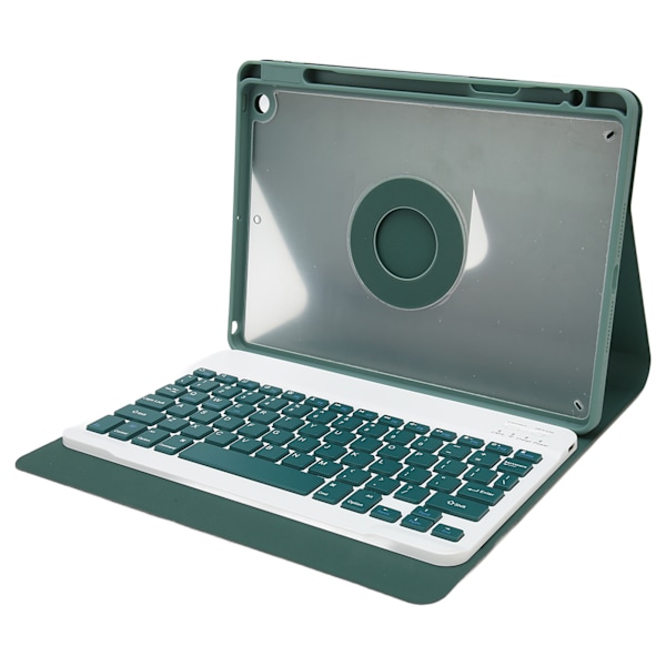 Tastatur etui med blyantholder til IOS Tablet 10.2in 2019 7 Generation 10.2in 2019 8 Generation 10.2in 2020 9 Generation Grøn