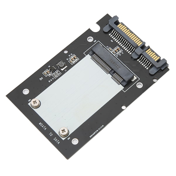 MSATA till SATA III Adapter 6Gbps Snabb Överföring Masslagringsgränssnitt PCB med SATA-gränssnitt för stationär dator SSD