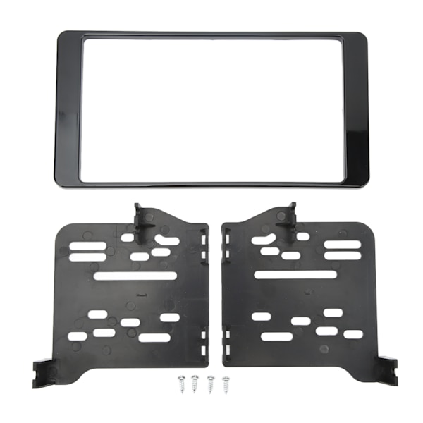 Blank sort dobbelt DIN Dash installationskit til Mitsubishi Outlander 2014 og fremefter