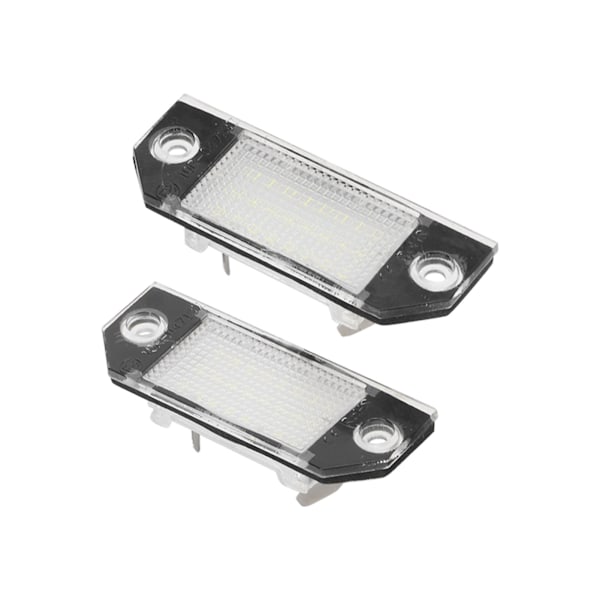 Par LED-registreringsskyltsbelysning Anti Kollision Bakifrån Ersättning för Ford C MAX 2003–2007 4502331