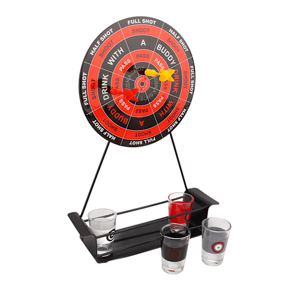 Mini Drikk Dart Shotsett Magnetisk Drikk Spill Dart Vinutstyr med Glasskopper Stor Dart