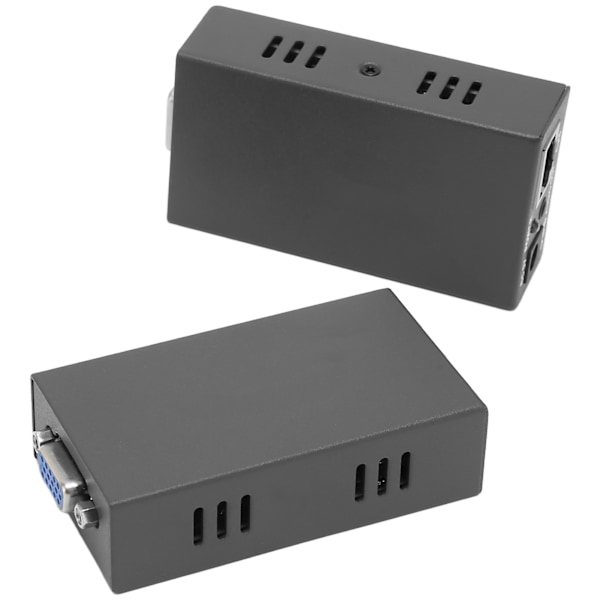 VGA-förlängare Hög Definition IEEE 568B 380MHz VGA-splitter VGA Videosignal Förlängningsadapter 100V till 240V EU-kontakt
