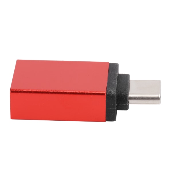 C-tyypin sovitinmuunnin matkapuhelinkannettava USB pikalataus tietokoneen lisävarusteet (ruusunpunainen)