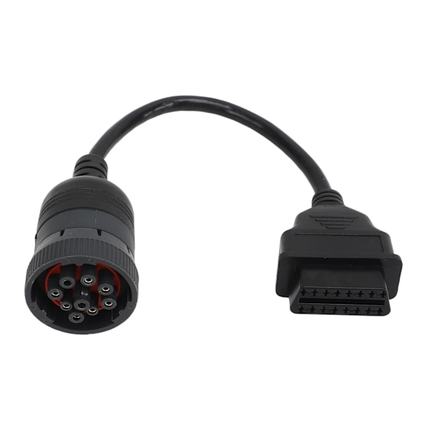 Lastbilsdiagnose Interface Adapter 16 Pin OBD2 9 Pin Adapterkabel Automobil Diagnostisk Værktøj