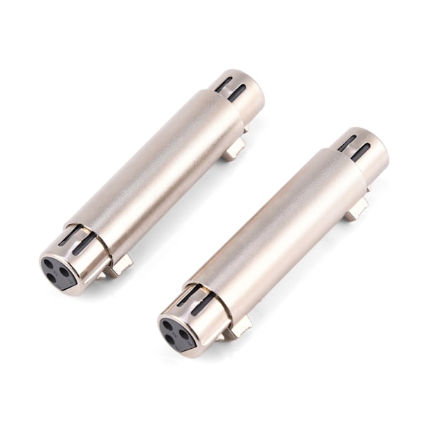 XLR hona till hona mikrofonadapter (2-pack)