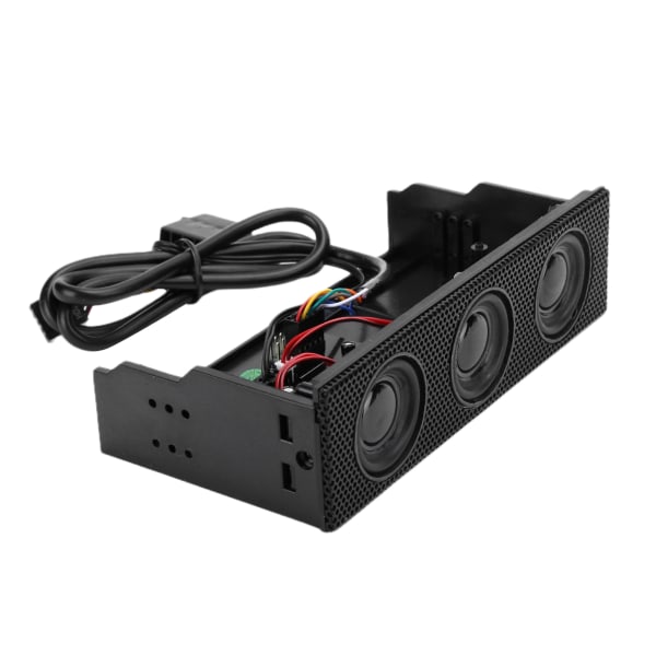 PC:n etupaneelikaiutin Stereo Surround Case Sisäänrakennettu mikrofonikaiutin 5,25 tuumaa STW9005