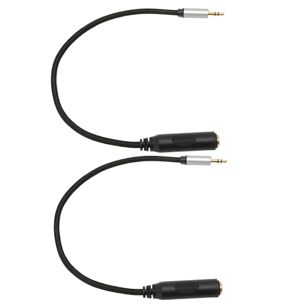3,5 mm uros - 6,35 mm naarin kaapeli, häviötön 1/4 tuuman - 1/8 tuuman instrumenttikaapeli kuulokkeille, miksereille, kotiteatterille, 11,8 tuumaa