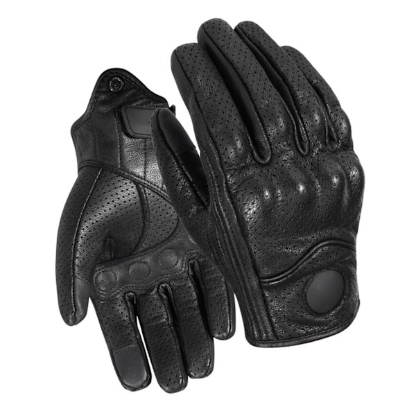 Andas vindtätt fårskinn Helfinger Motorcykelhandskar - Bekväma cykelhandskar för cykelcykel (2XL)