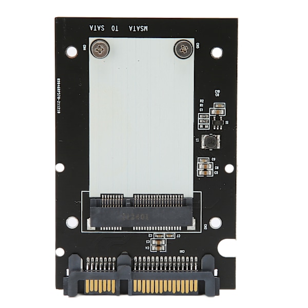 MSATA till SATA III Adapter 6Gbps Snabb Överföring Masslagringsgränssnitt PCB med SATA-gränssnitt för stationär dator SSD