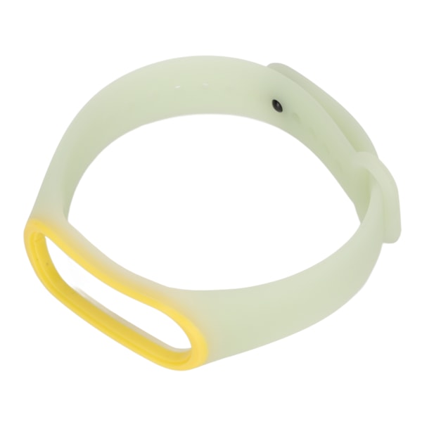 Smartklokke Armbånd Lysende Bånd Silikon Anti-Tapt Utbyttbar Rem med Porøs Justering for Mi Band 6 5 4 3 NFC