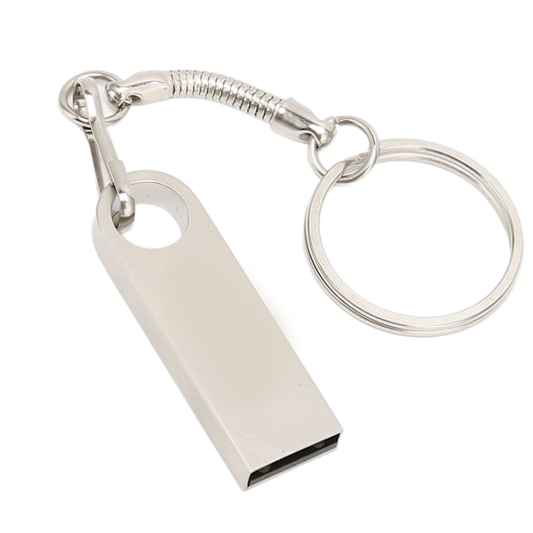 USB Flash Disk Usb2.0 TypeC Mobiltelefon Computer Dobbelt Brug U Disk Højhastigheds Flashdrev med nøglering (16GB Sølv)