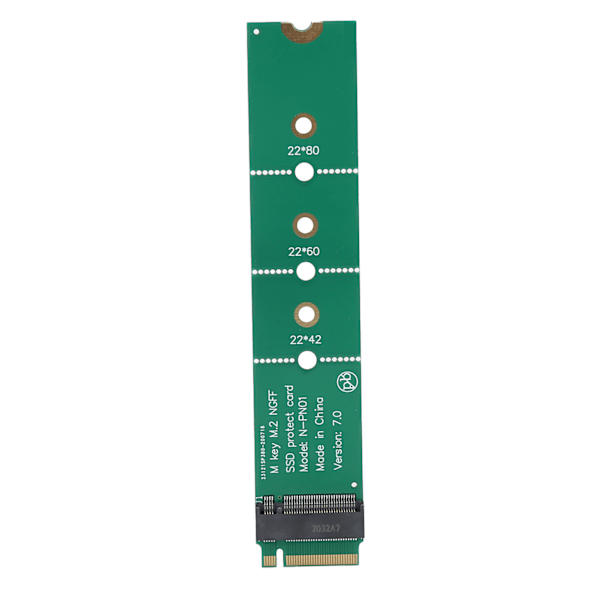 M.2 SSD-adapterkort for testing og forlengelse