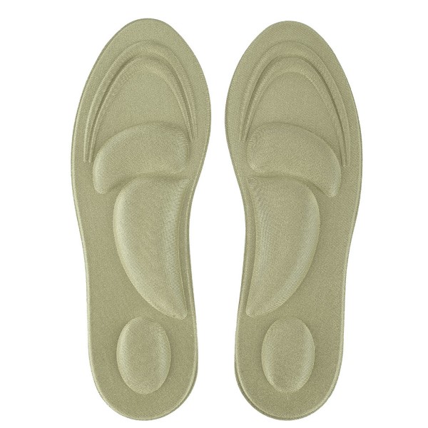 Ortotiske indlægssåler Flat Feet Arch Support Memory Foam Indersål Skopude Comfort Gold til kvinder