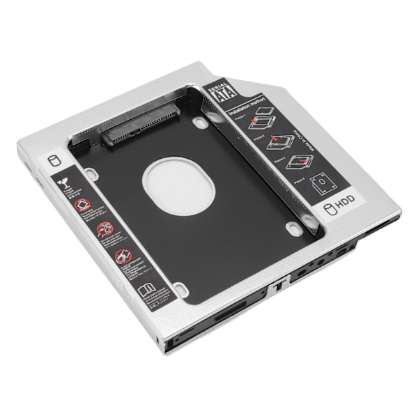 SATA til SATA 2. HDD SSD-kabinet - 12,7 mm CD DVD ROM optisk enhedsplads