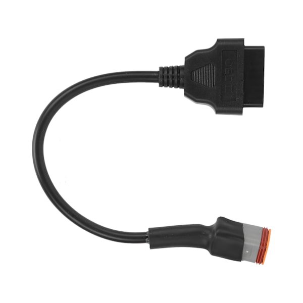 6-Pin OBD2 Diagnostikkabeladapter Professionell Feldetektering för Motorcykel Plug and Play