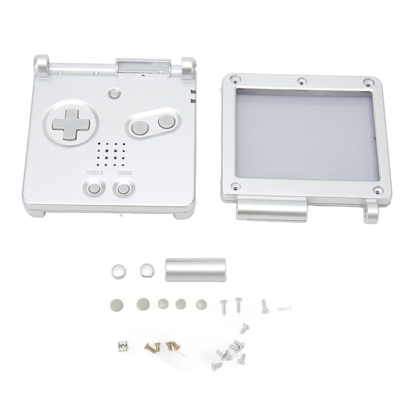 Game Console Shell til GBA SP Udskiftning af fulddele, hus Shell Case med knapper til Gameboy Advance SP Silver