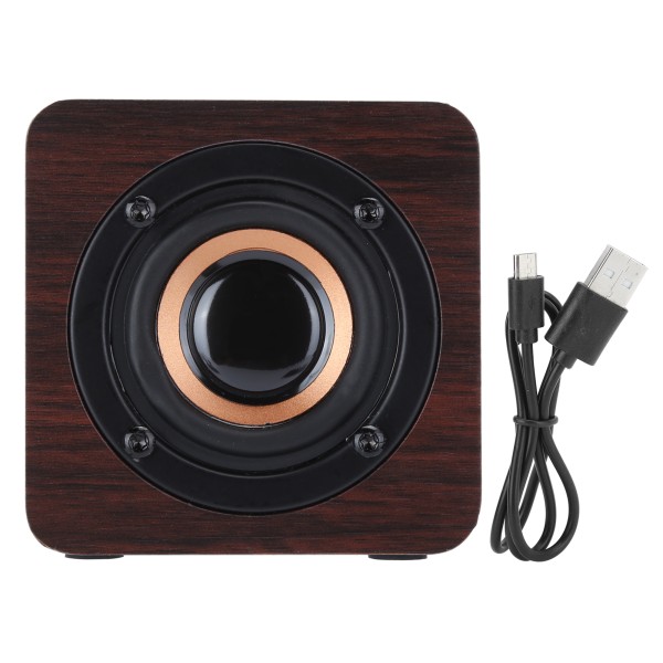 Bärbar Woodiness Bluetooth högtalare högtalarboxutrustning med valnötsträkorn