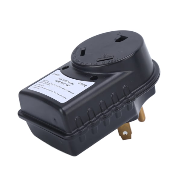 125V RV Ylijännitesuoja 30A Uros - 30A Naarasadapteri 1050J LED-merkkivalolla matkailuautoille ja retkeilijöille