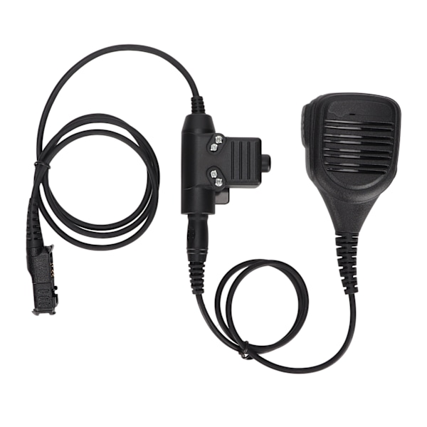 Axelmikrofon med 7,1 mm-kontakt för Walkie Talkie, högtalarmikrofon med U94 PTT för MOTOROLA XiR P6600 P6620 DP2400 MTP3250 DEP550