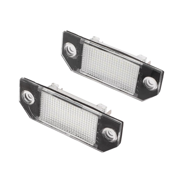 Par LED-registreringsskyltsbelysning Anti Kollision Bakifrån Ersättning för Ford C MAX 2003–2007 4502331