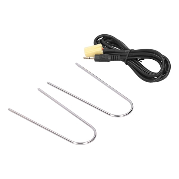 3,5 mm Jack AUX Input Kabelledning med Installationsfjernelsesværktøj Passer til Fiat Grande Punto/500 6-Pin