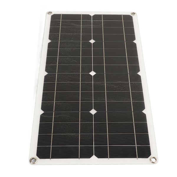 25W Solpanel IP65 Vattentät 12V 24V Adaptiv Hög Effekt Överladdningsskydd för Husbil Bil Båt Trailer 10A Styrenhet