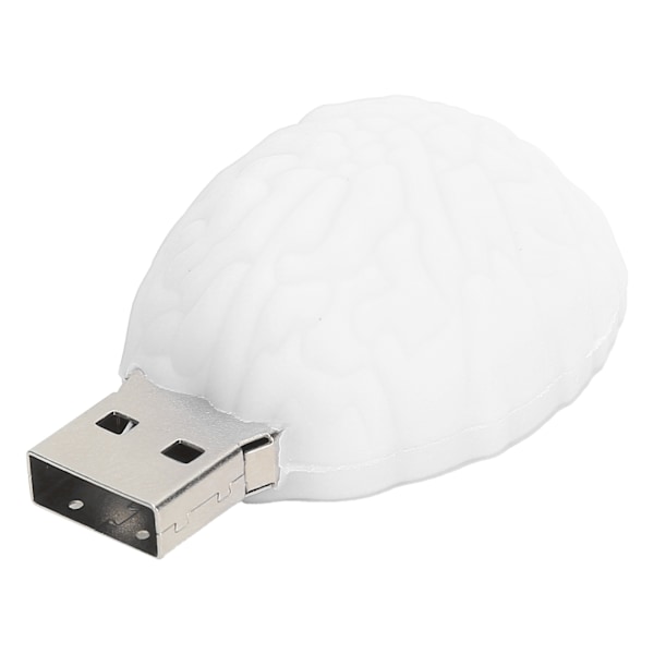 Kannettava Cartoon Brain Doll USB-muistitikku 2.0 - Valkoinen 16GB