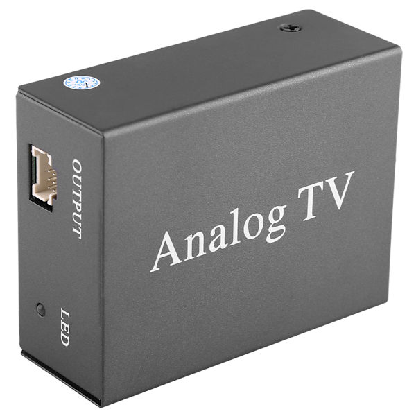 Analog TV-tunerboks med sterk signal og fjernkontroll