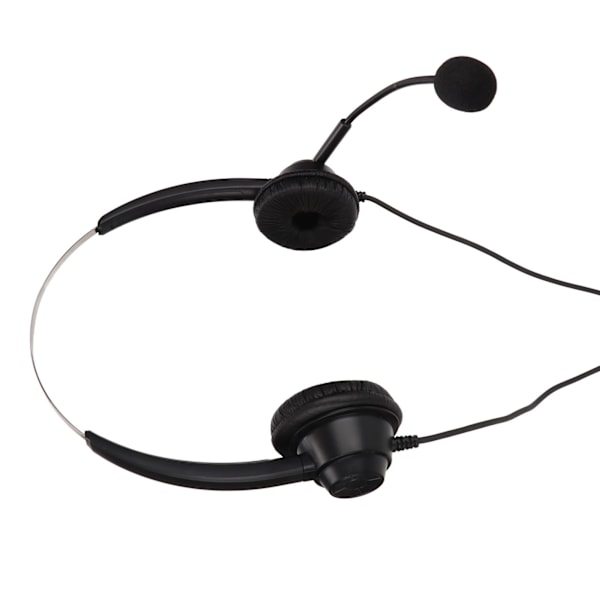 H360DPC Call Center Headset On Ear Datorhörlurar med Mikrofon för Hemmakontor Kundtjänst
