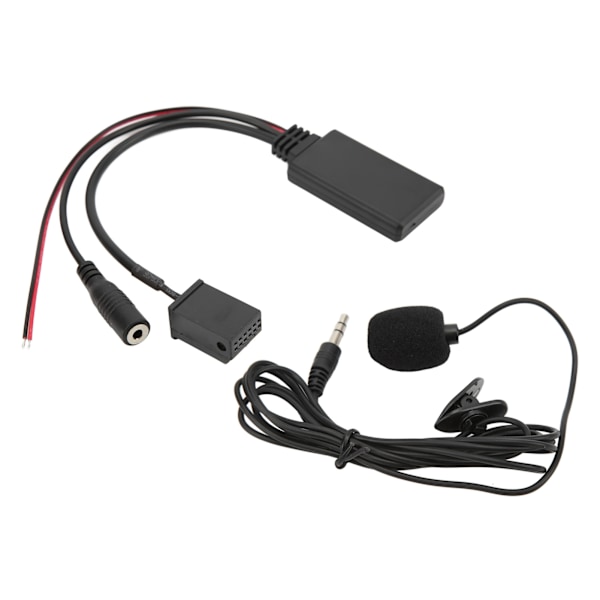 Bluetooth 5.0 Aux Lydkabel Adapter Mikrofon Håndfri Erstatning for Mondeo Focus 6000 CD Stereo