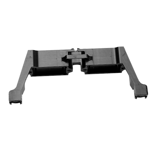 Differentialspärr Servo Fäste Aluminiumlegering RC Styrservo Fäste och Skruvar för 1/10 RC Bil Svart