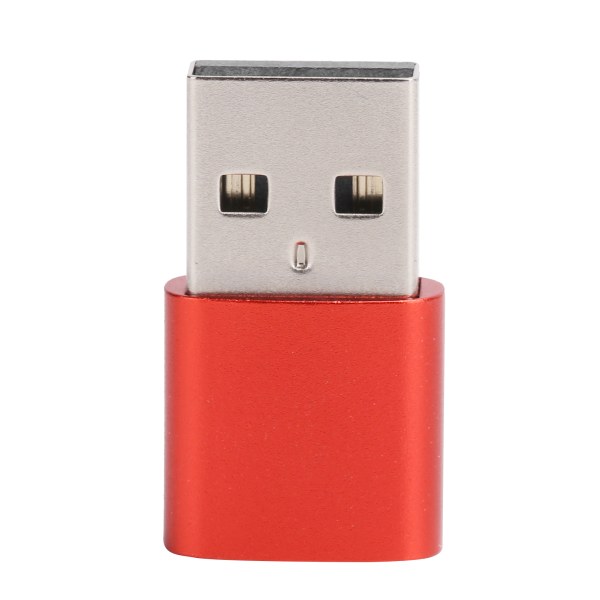 TypeC Adapter Converter Hona till USB Hane Snabbladdande datorförlängningstillbehör (röd)