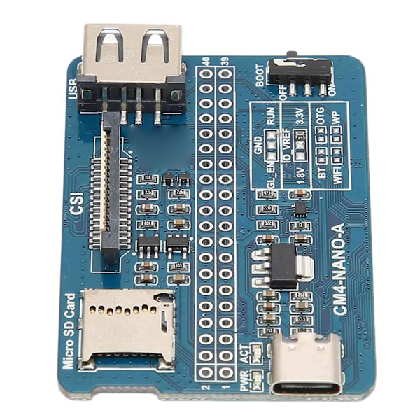 Mini-emolevy RPi CM4 B - B -liittimelle, neliydin CM4 Ultra Mini -laajennuslevy web-sovelluskehitykseen