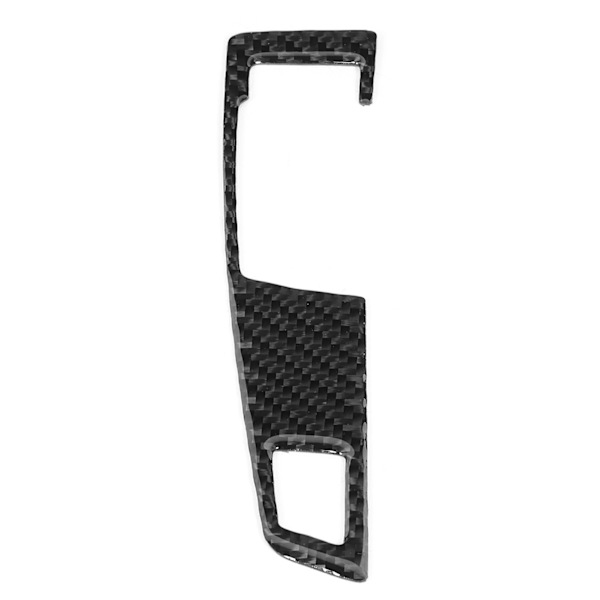 Kolfiber Växelspaksknapp Panel Trim Cover Passar F07/ F10/ F25/ F26 2009‑2016 LHDA (Enkel Brytare)