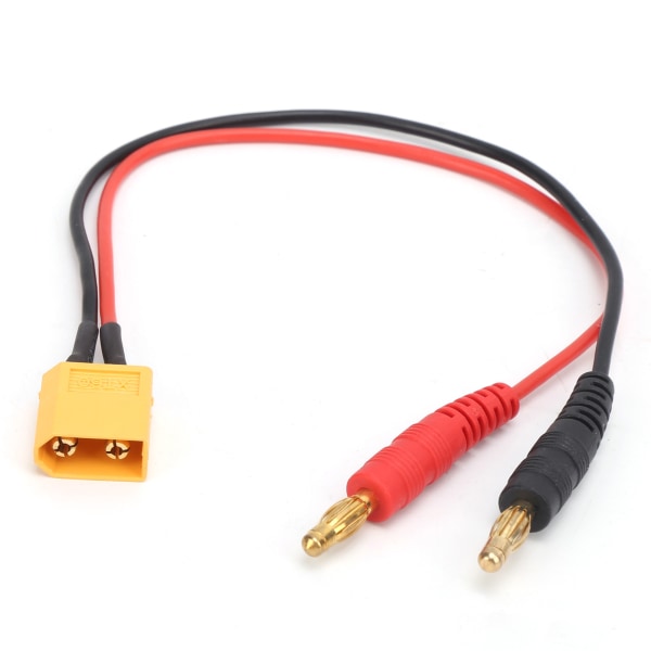 B6 Laderkabel 4,0 mm Bananplugg til XT60 Hode Silikonkabel 18 AWG for Lipo Batterilader