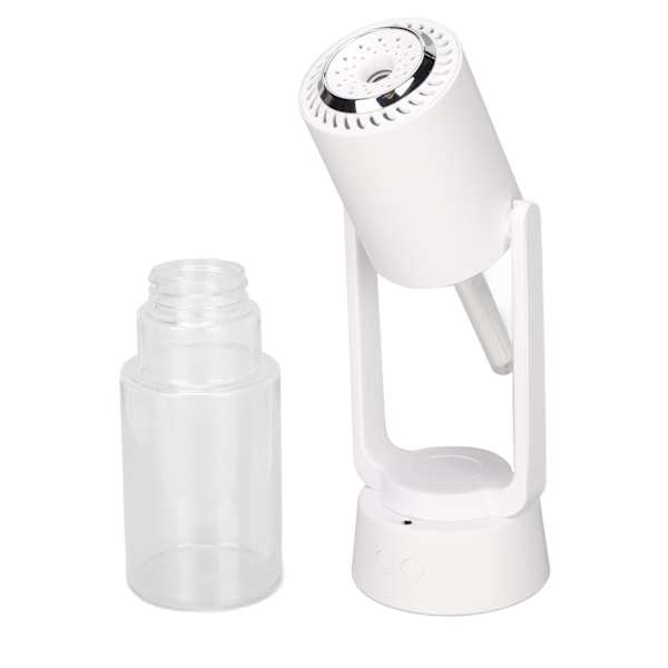 Mini Luftfuktare Negativa Joner Reningsfunktion 40mL/H Sprayvolym Automatisk Rotation Tyst USB Luftfuktare för Fordon