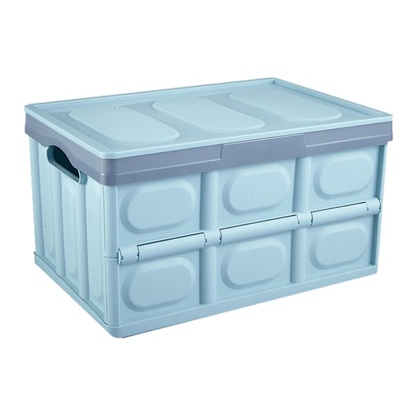 Auton tavaratilan säilytyslaatikko Taitettava järjestäjä Suuri kapasiteetti ABS-kotelo Kotitaloudelle Garagelle Sininen 39x26.5x22cm / 15.35x10.43x8.66in
