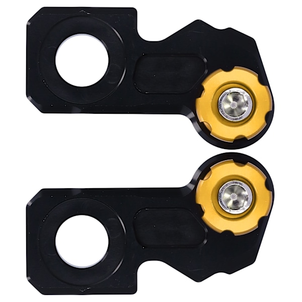2 stk. Motorsykkelakselblokk Slider Aluminiumlegering Erstatning for CB650R/F CBR650R 2019‑2020 Gul