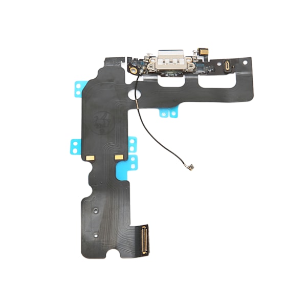 Laderportmodul USB Laderport Dockkontakt Mikrofonsignal Antenne Flexkabelmodul for iPhone 7 Plus Hvit