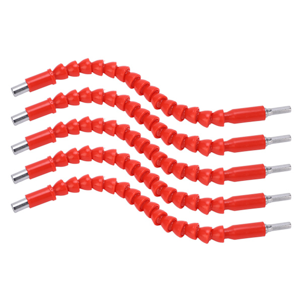 5PCS/Set Flexibel Borrchucksförlängning Flexibel Axel 295mm/11.6in Lång Universal för Elektriska Borrmaskiner