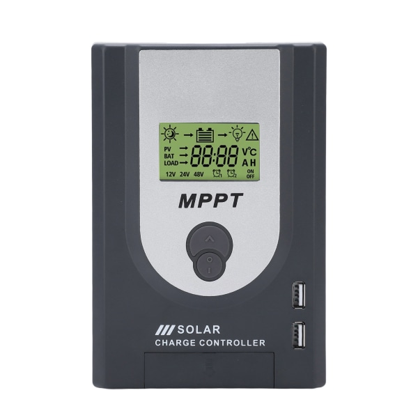 MPPT Solladeregulering 20A - Justerbare parametre, kompatibilitet med gel/litium batteri